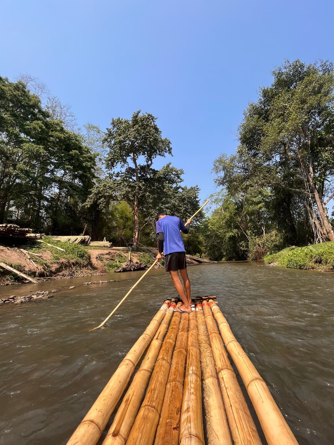 Bamboo rafting Chiang Mai